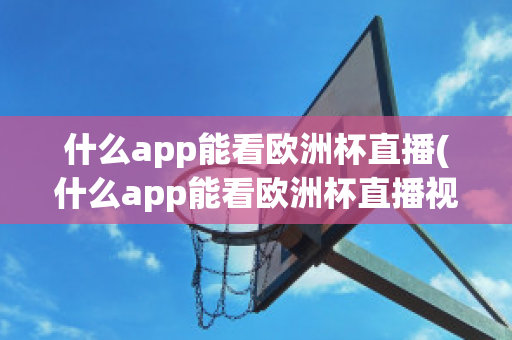 什么app能看欧洲杯直播(什么app能看欧洲杯直播视频)