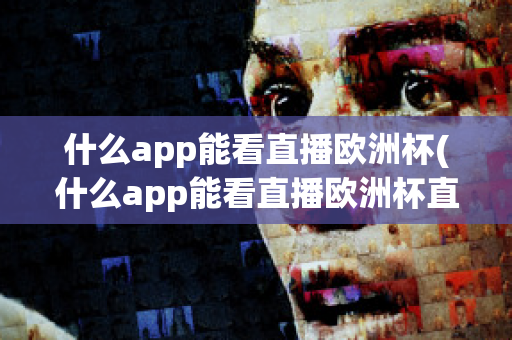 什么app能看直播欧洲杯(什么app能看直播欧洲杯直播)