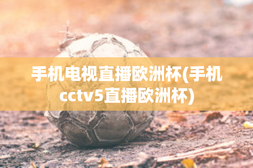 手机电视直播欧洲杯(手机cctv5直播欧洲杯)