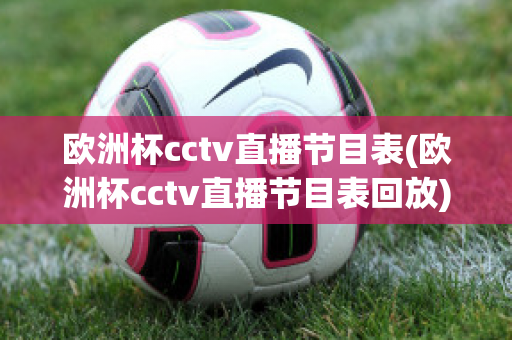 欧洲杯cctv直播节目表(欧洲杯cctv直播节目表回放)