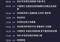 今晚的欧洲杯直播时间:今晚的欧洲杯直播时间表